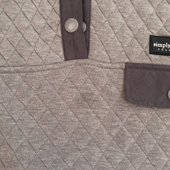 Simply Southern Gray Pullover - Picture 3 of 3